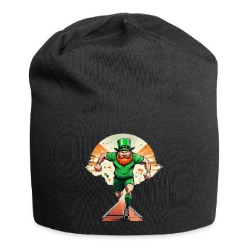 Shamrock de la Saint-Patrick - Bonnet en jersey - noir - Devant