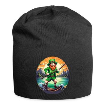 Planche à pagaie Shamrock Shamrock de la Saint-Patrick - Bonnet en jersey - noir - Devant