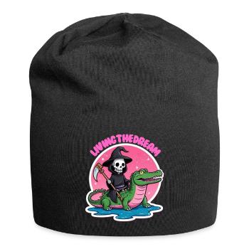 Vivre le rêve - Bonnet en jersey - noir - Devant
