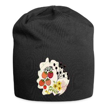 L’heure de la fraise - Bonnet en jersey - noir - Devant