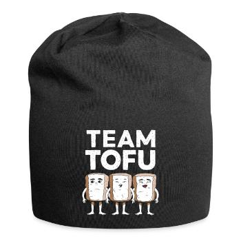 Tofu Lustiges - Jersey-Beanie - Schwarz - Vorne