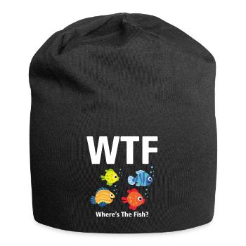 WTF T-shirt - Where's The Fish? VARIOUS - Jersey Beanie - black - Front