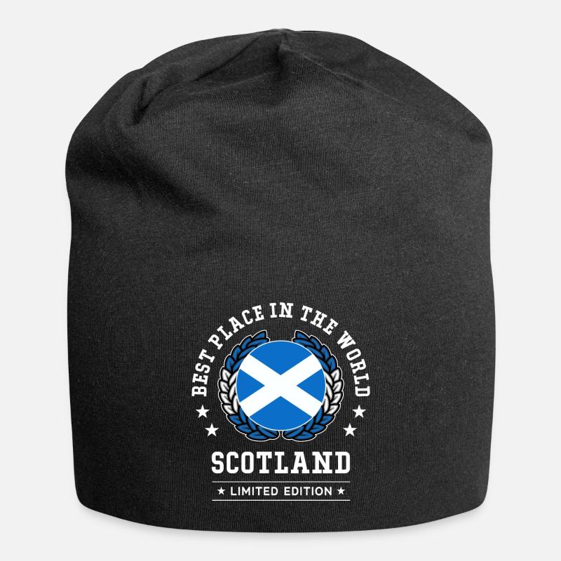 Scotland - Jersey-Beanie - Schwarz