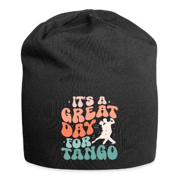 C’est un grand jour pour le tango Tango Danse Musique latine - Bonnet en jersey - noir - Devant