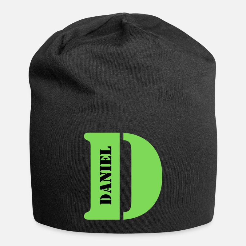 D Daniel - Jersey-Beanie - Schwarz
