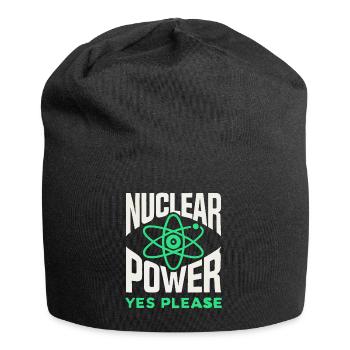 Énergie nucléaire s’il vous plaît - Pour l’énergie propre - Bonnet en jersey - noir - Devant