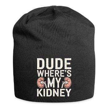 L’humour pour les crises sanitaires - Bonnet en jersey - noir - Devant