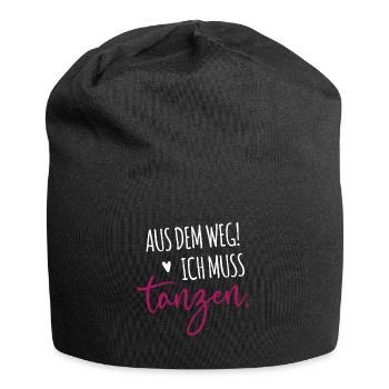 Aus dem Weg! - Jersey-Beanie - Schwarz - Vorne