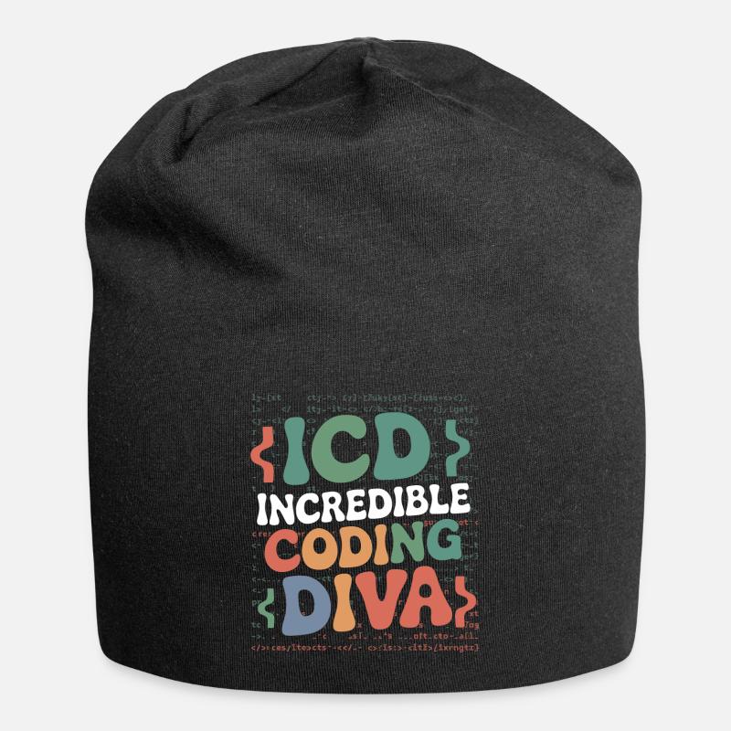 Passionate coding - Jersey Beanie - black