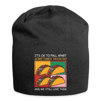 Self-love and a smile - Jersey Beanie - black - Front