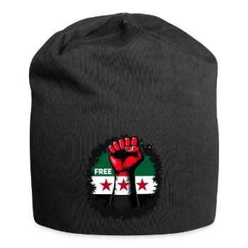 Free Syria Free Syria Hand Women - Jersey Beanie - black - Front
