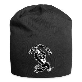 Basketball Dunking Gorilla - Roi du terrain - Bonnet en jersey - noir - Devant