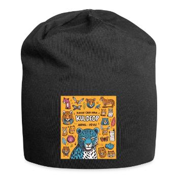 Kuldeop - Jersey-Beanie - Schwarz - Vorne