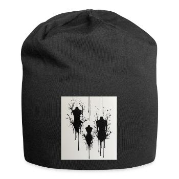 Mannequins with ink stains - Jersey Beanie - black - Front
