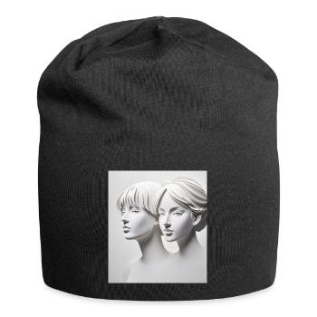 Silhouettes en papier - Bonnet en jersey - noir - Devant