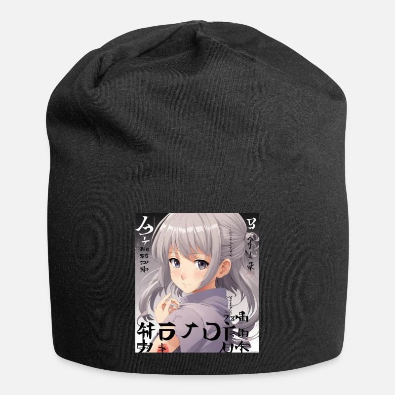 Anime - Jersey Beanie - black