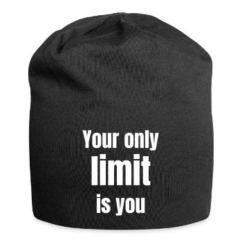 Your only limit is you - Jersey-Beanie - Schwarz - Vorne