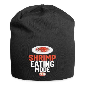 Shrimp Eating Mode On Seafood Shrimp Lover - Jersey-Beanie - Schwarz - Vorne
