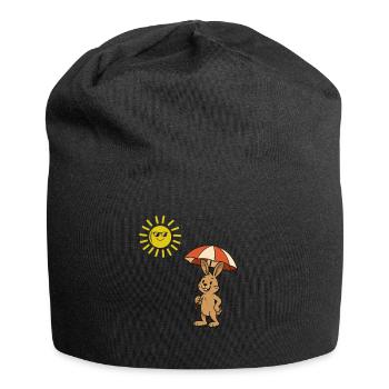 Bunny Sun - Jersey Beanie - black - Front
