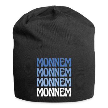 Monnem Mannheim Dialect Gift - Bonnet en jersey - noir - Devant