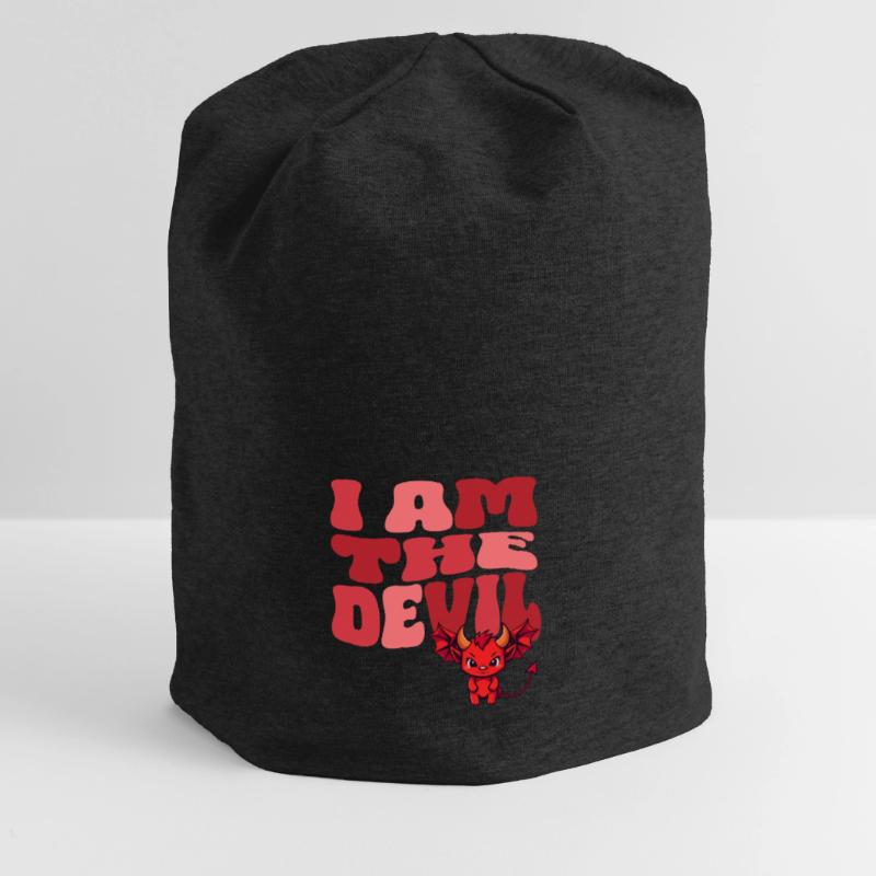 Devil Little Devil Devil Devil Woman Devil Guy Jersey Beanie