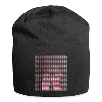 Letter R, name, the letter R - Jersey Beanie - black - Front