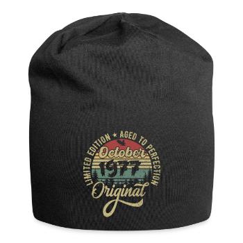 oktober 1977 Jahrestag oktober 1977 oktober - Jersey-Beanie - Schwarz - Vorne