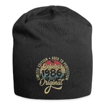 oktober 1986 Jahrestag oktober 1986 oktober - Jersey-Beanie - Schwarz - Vorne