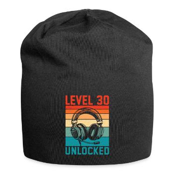 Niveau 30 Ans Debloqué - 30ème Anniversaire Gamer - Bonnet en jersey - noir - Devant
