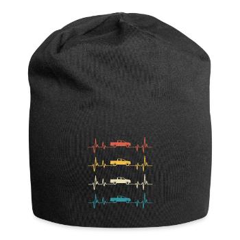 Pick-up Retro-Heartbeat-Geländewagen - Jersey-Beanie - Schwarz - Vorne