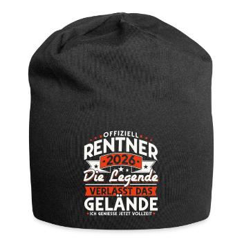 Retraités 2026 - La légende quitte le site - Bonnet en jersey - noir - Devant