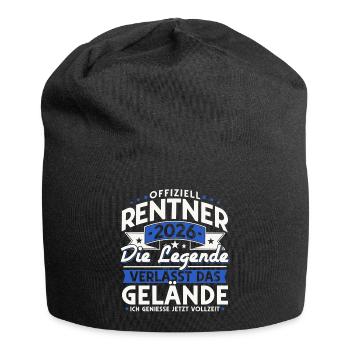 Retraités 2026 - La légende quitte le site - Bonnet en jersey - noir - Devant
