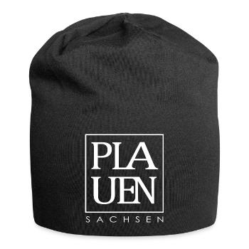 Plauen - Saxe - Bonnet en jersey - noir - Devant