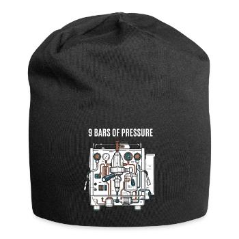 Coffee Pressure - Jersey Beanie - black - Front