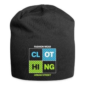 CLOTHING Bloc Urbain — Noir Néon - Bonnet en jersey - noir - Devant