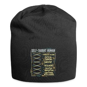 Home Schooling - Jersey-Beanie - Schwarz - Vorne