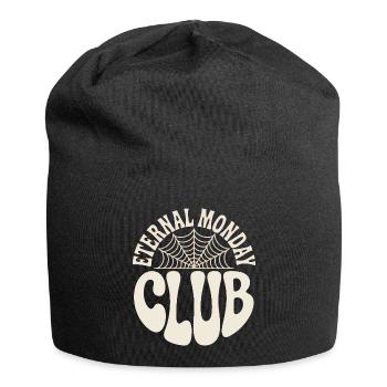 Logo du club du Lundi d’Émeraude - Bonnet en jersey - noir - Devant