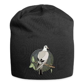 Bird Pigeon - Jersey Beanie - black - Front