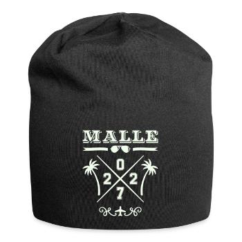 MALLE Strand Cross 2027 Retro Logo - Jersey-Beanie - Schwarz - Vorne