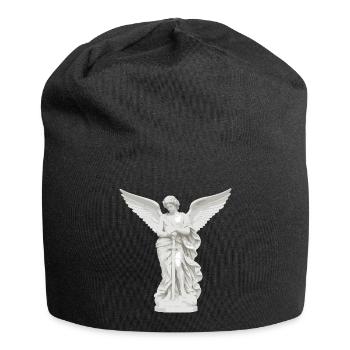 Himmlischer Schutzengel mit Schwert - Jersey-Beanie - Schwarz - Vorne