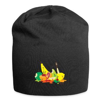 Ermordetes Obst - Jersey-Beanie - Schwarz - Vorne