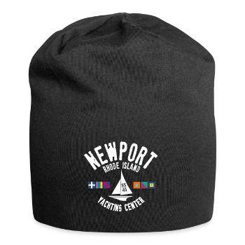 Newport Rhode Island yachting center - Bonnet en jersey - noir - Devant
