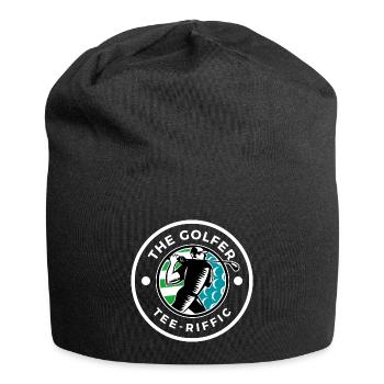 Golf Tee-Riffic Lover Funny Golfing - Jersey Beanie - black - Front