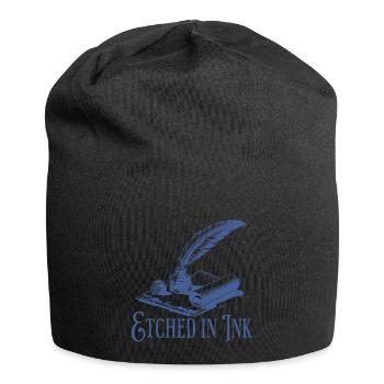 Dark Academia gravé à l’encre - Bonnet en jersey - noir - Devant