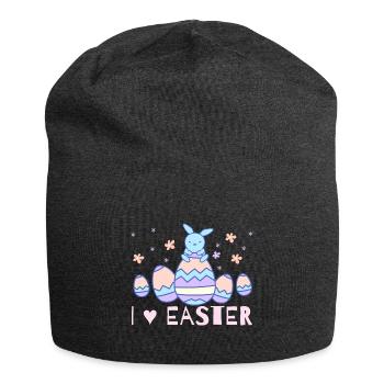 jour de Pâques - Bonnet en jersey - charbon - Devant