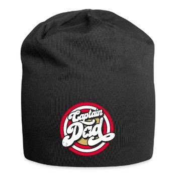 Gift for father Captain Dad - Jersey Beanie - black - Front