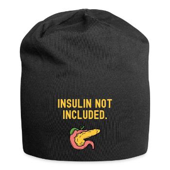 Type 1 Diabetes Insulin Not Included - Jersey Beanie - black - Front