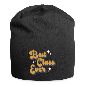 Best Class Ever Teacher - Jersey-Beanie - Schwarz - Vorne