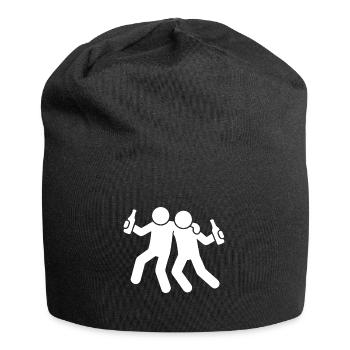 Buddies Celebration Design - Jersey Beanie - black - Front
