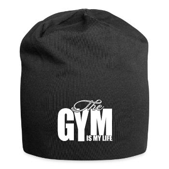 Gym Bodyuilder Fitness T-shirt Geschenkidee - Jersey-Beanie - Schwarz - Vorne
